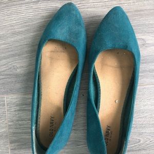 ✨3 for $15 Bundle✨ Teal Suede Flats